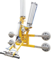Ventosa elevadora de vidrio con rotaci&oacute;n de 180&deg;