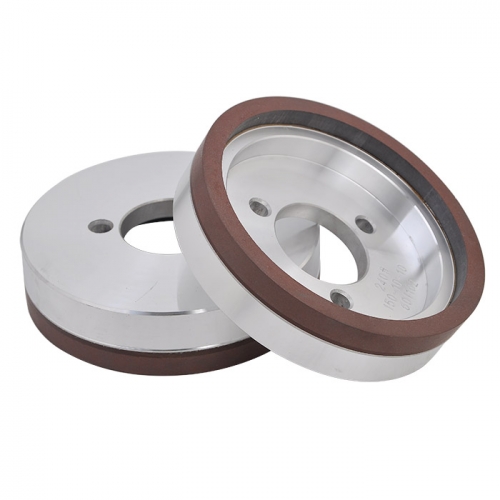 What are the distinctions between the BD and BK wheels in the glass grinding wheel?